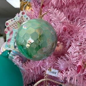 Mint Saturated Ball Ornament – Glitterville